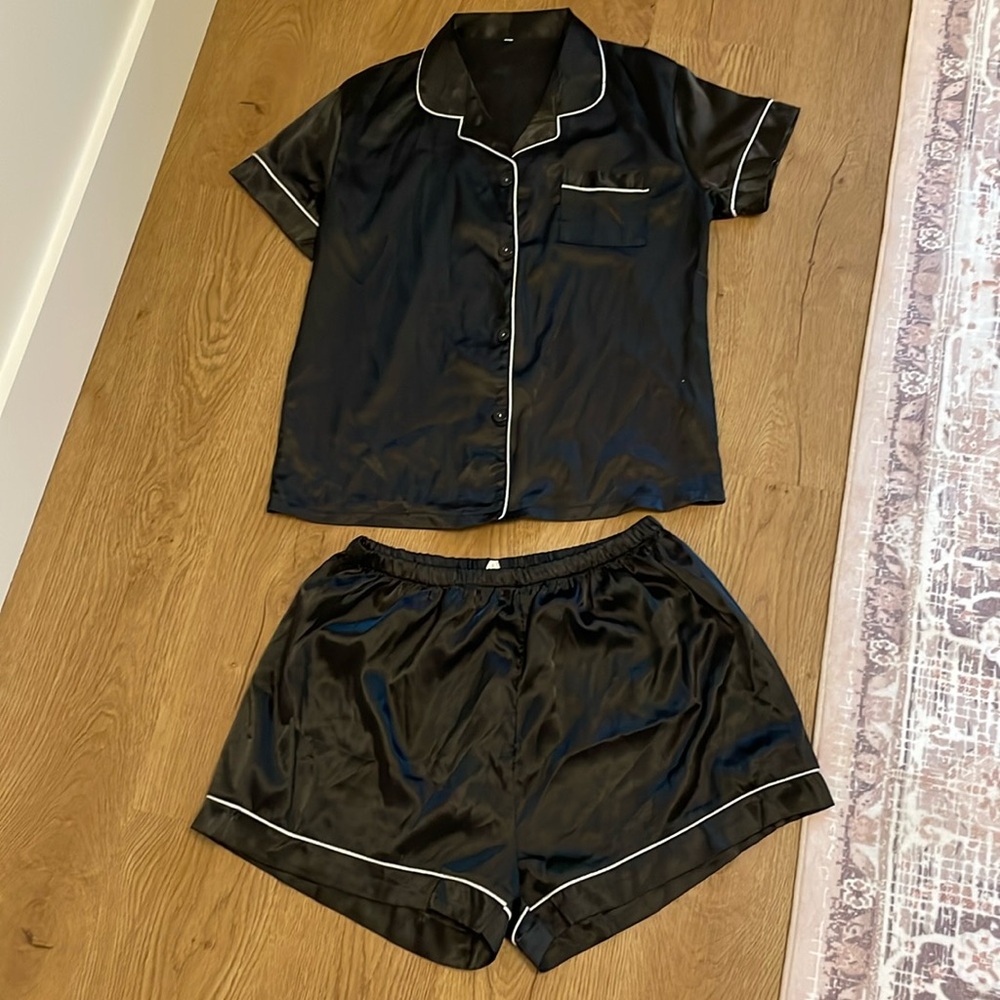 Satin pajama set
